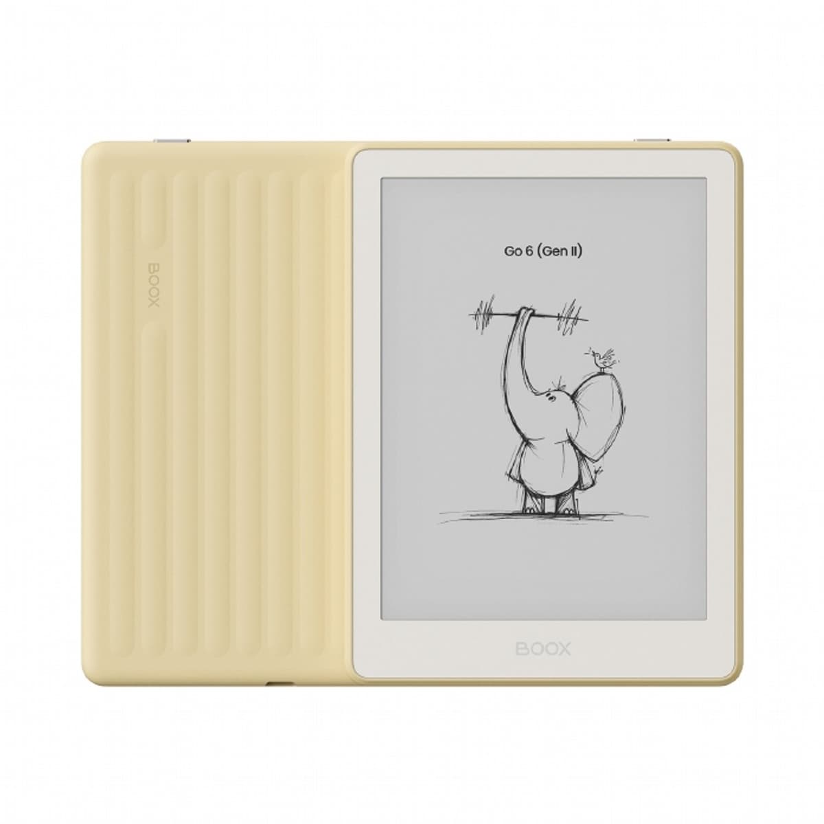 2e Kansje BOOX Go 6 (Gen II) - 6'' e-Reader – Geel - 300 PPI ePaper, Android, Google Play Store, 3 GB RAM, 32 GB opslag, microSD, verstelbare frontverlichting, InkSense Plus-compatibel — afbeelding 1