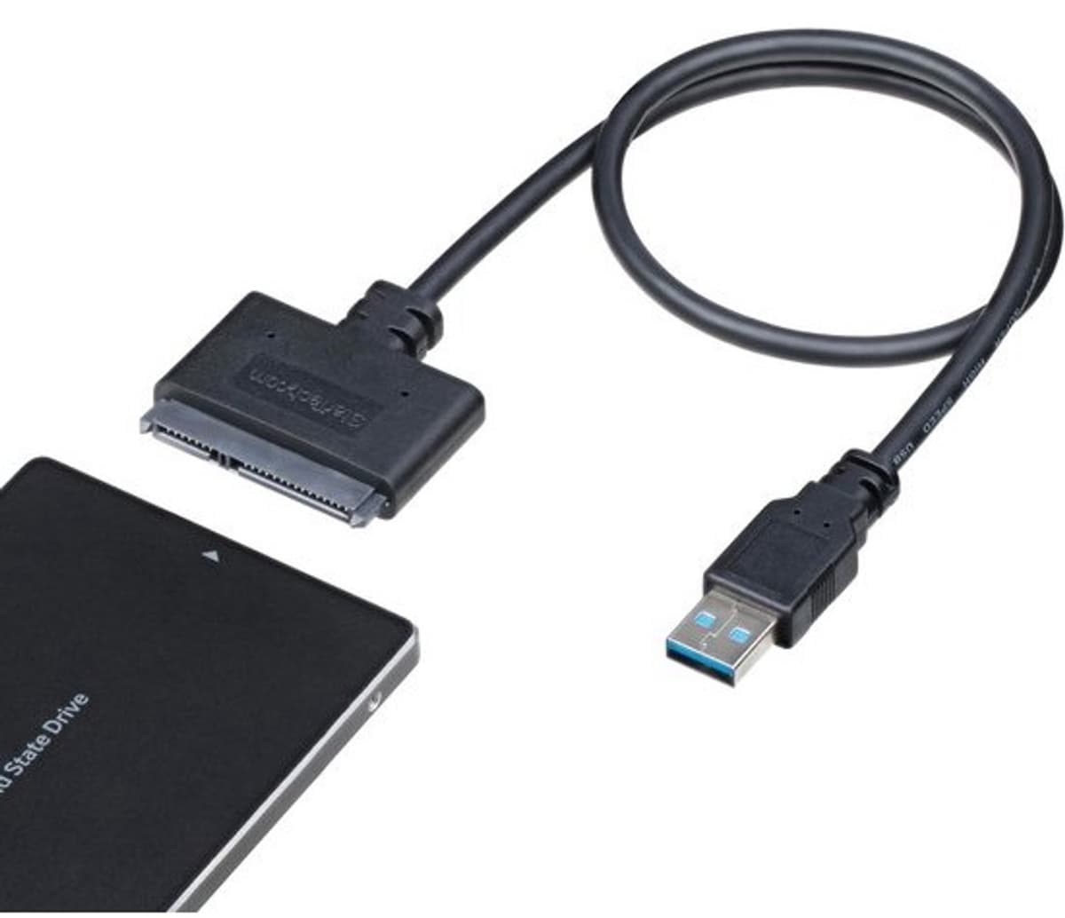 SATA-naar-USB-kabel - Adapter voor 2,5" SATA III-harde schijf - Externe SSD/HDD-datatransfer — afbeelding 1
