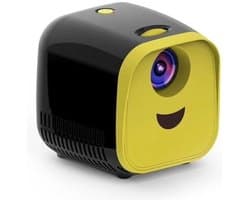 Draagbare Beamer Compact - 1000 Lumen Helderheid - Full HD 1920x1080 Resolutie - LCD LED - Zwart - Mini Projector