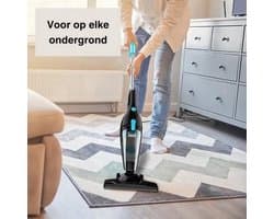 Steelstofzuiger Met Snoer - Handstofzuiger Met Steel - Kruimeldief Best Verkocht - Kruimeldief - Zwart