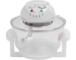 Luchtfriteuse, 360 Graden Zichtbare Olievrije Voedselfriteuse, 12 Liter Elektrische Friteuse met Ontdooifunctie, 1200-1400 W, 65-250 ℃ Temperatuur, 60 Minuten Timer,