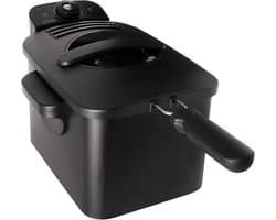 Koude Zones Friteuse 3 Liter met Instelbare Thermostaat en Vaatwasmachinebestendige Onderdelen
