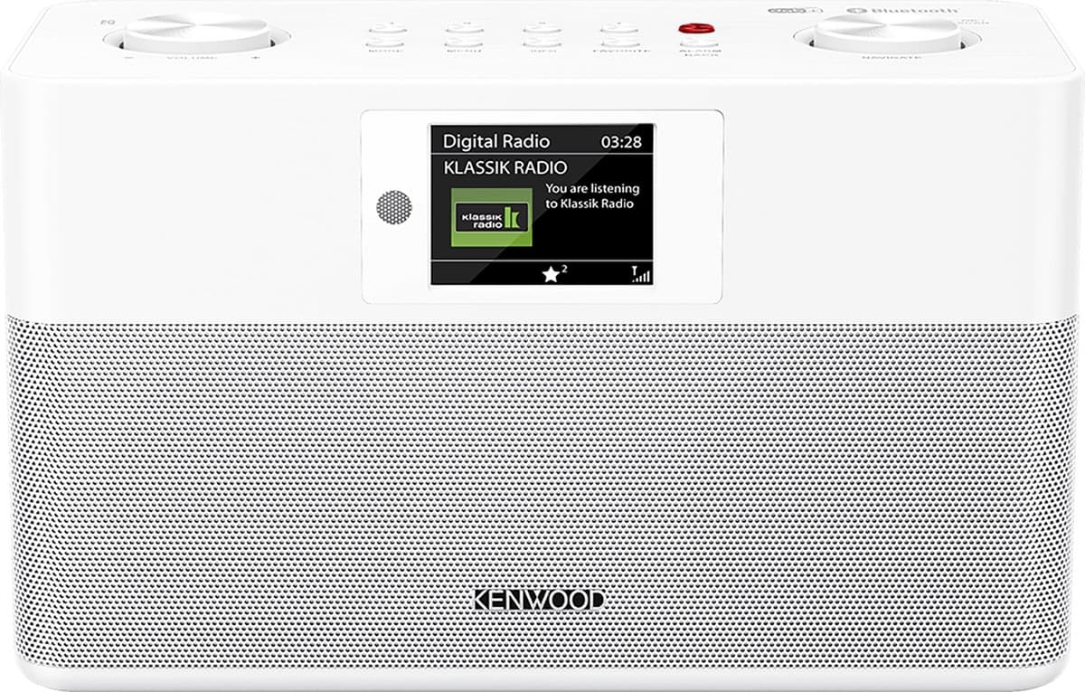 Kenwood CR-ST85DAB-W Compacte radio Stereo / FM/DAB/BT/ASA wit — afbeelding 1