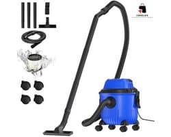 Equal to None - Stofzuigers - Nat en droogzuiger - 3800W - 15L - HEPA-filter en sponsfilter - Droogzuigen, natzuigen en blaasfunctie voor bladeren of vuil - vloerborstel, verlengbuizen, slang en mondstukken - 32 × 32 × 36,5 cm - Blauw