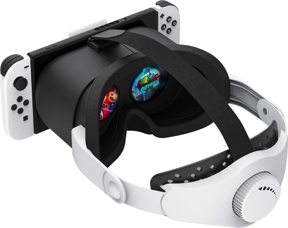 VR-bril geschikt voor Nintendo Switch/Switch OLED - met verstelbare HD-lenzen - 3D VR (Virtuele Realiteit) - Headset Games Accessoire Set - Switch VR Labo-bril Bril — afbeelding 1