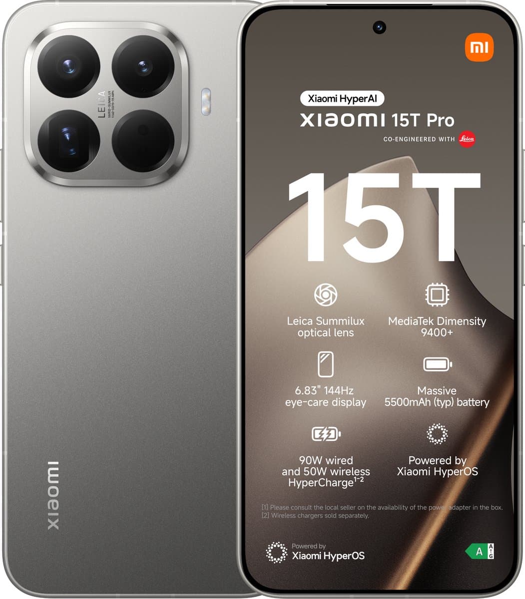 Xiaomi 15T Pro - 12GB/256GB - Grijs — afbeelding 1