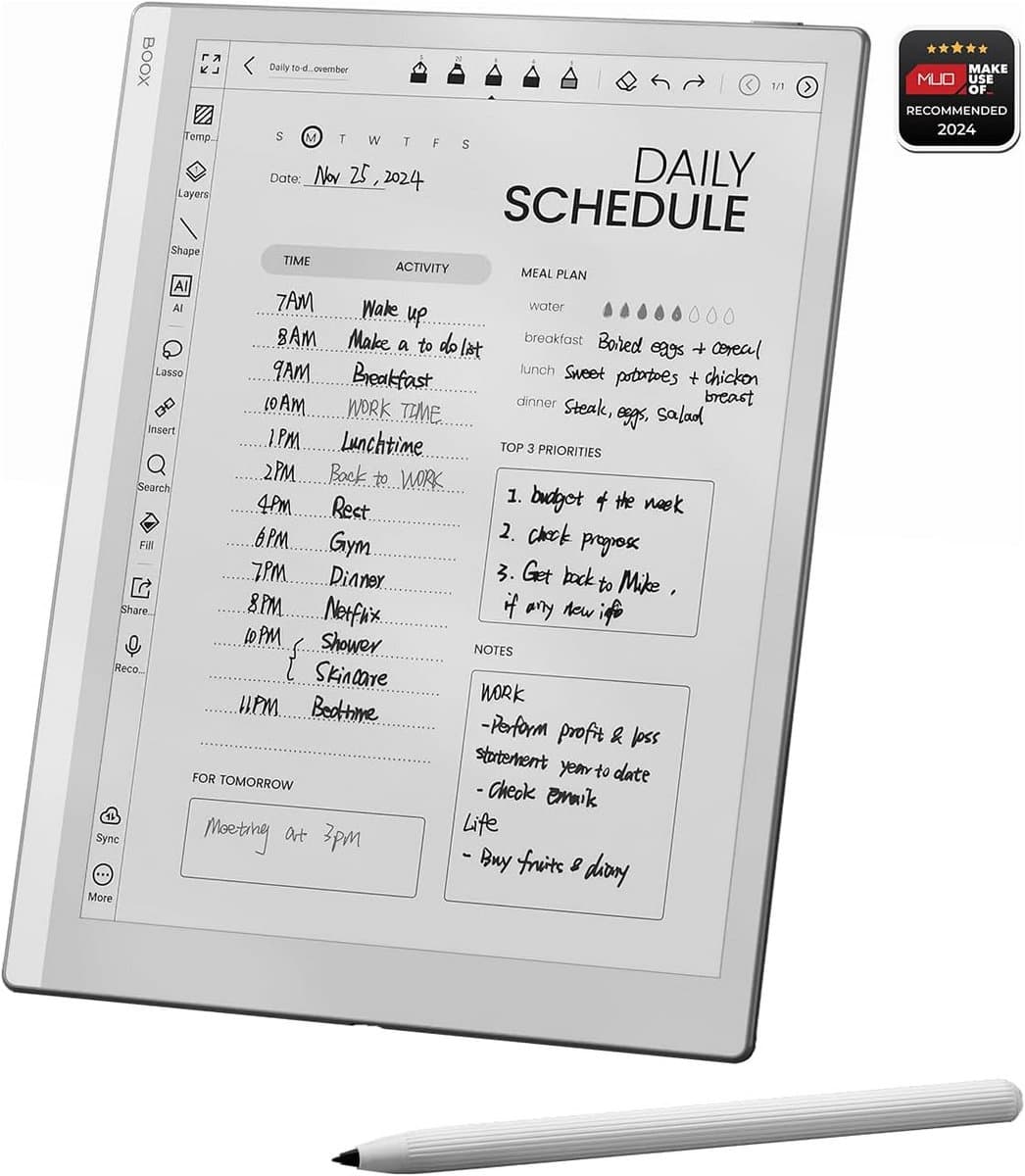 10.3 inch E-Ink Tablet Lichtgewicht 64 GB Monochrome HD Android — afbeelding 1