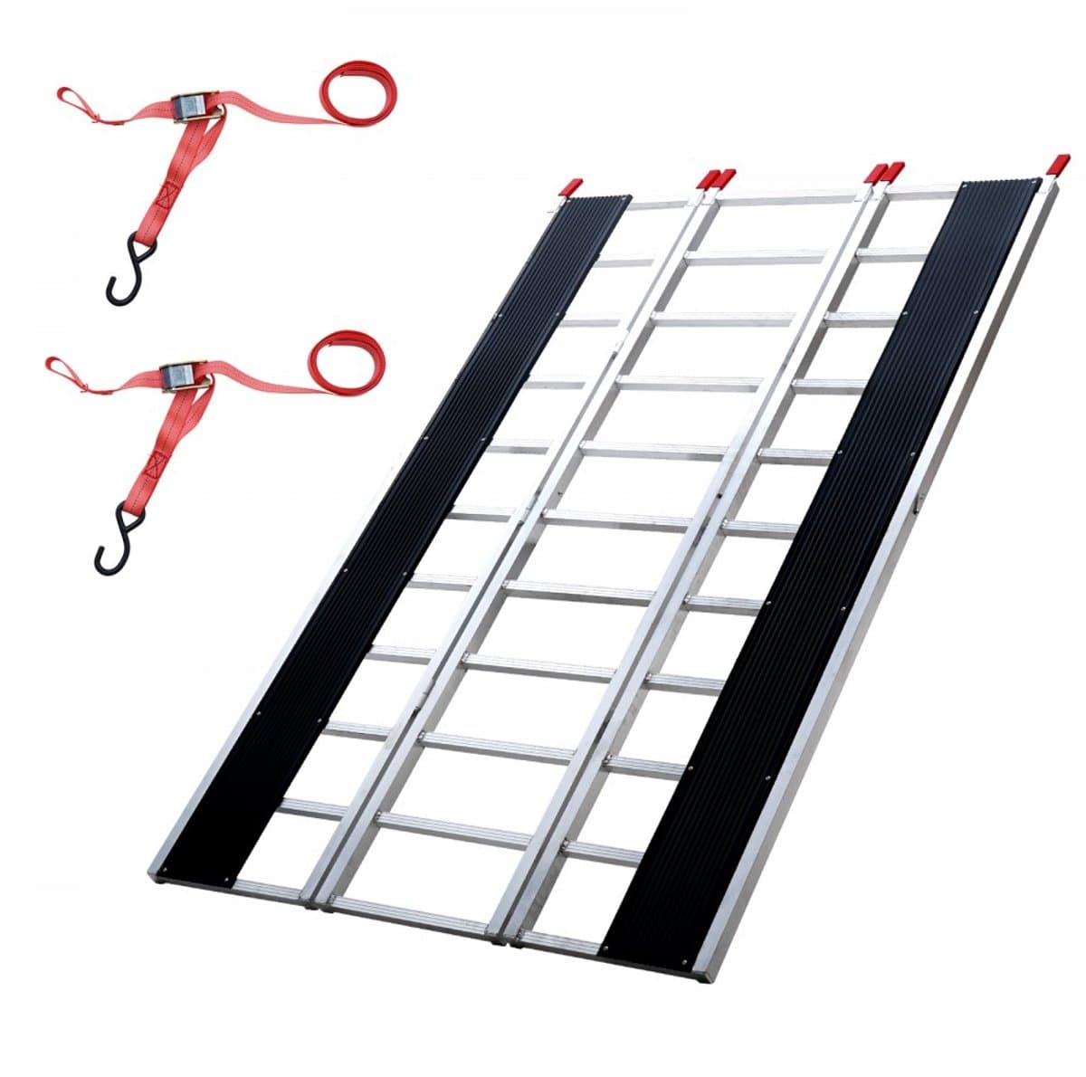 Oprijplaat/Oprijramp - Drievoudig Opvouwbaar - Draagvermogen 680 kg - Extra Breed 2160 x 1375 mm - Voor Motorfiets, ATV/UTV, Tuintractor, Grasmaaier — afbeelding 1