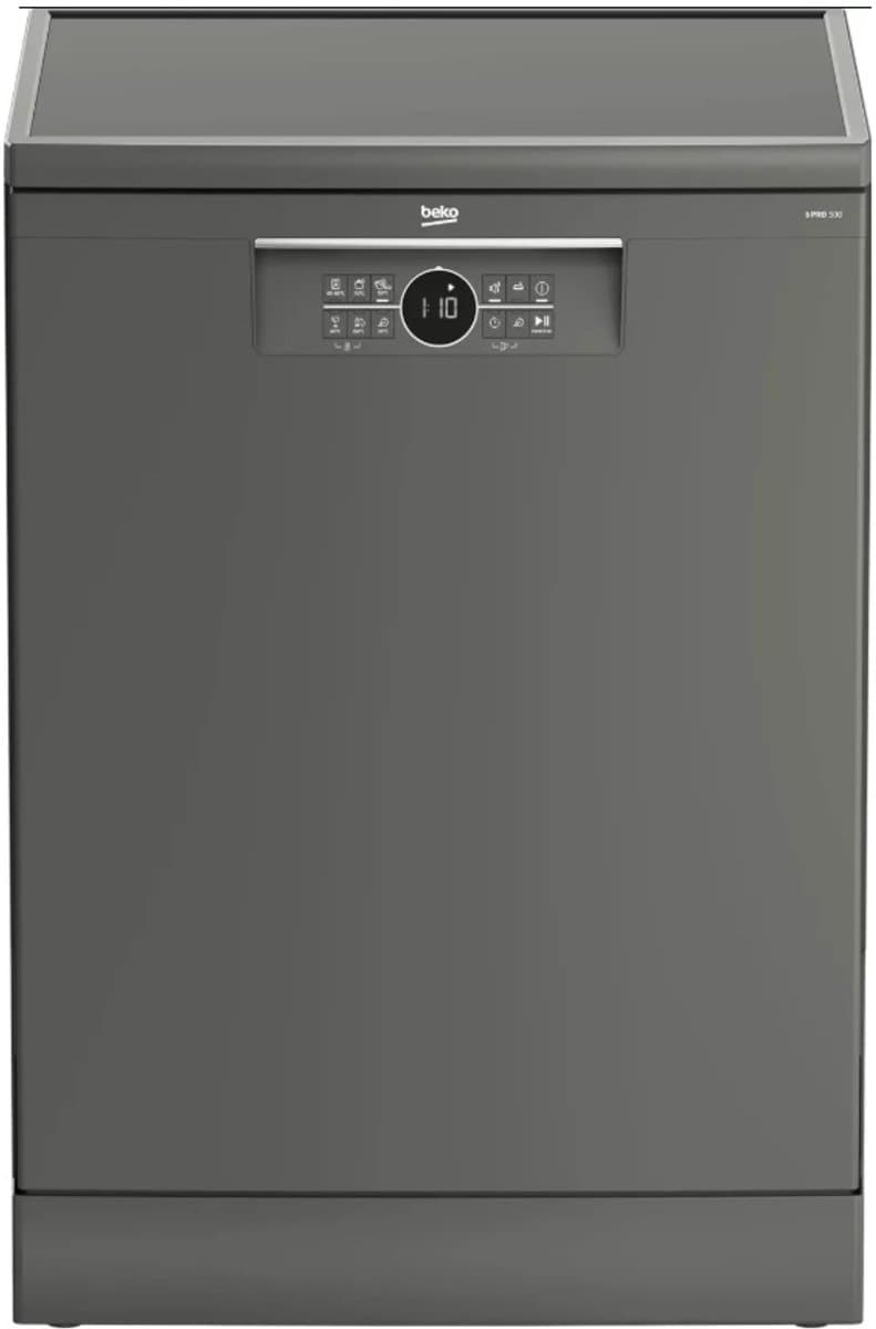 Beko BDFN26443G vrijestaand vaatwasser - Grijs — afbeelding 1