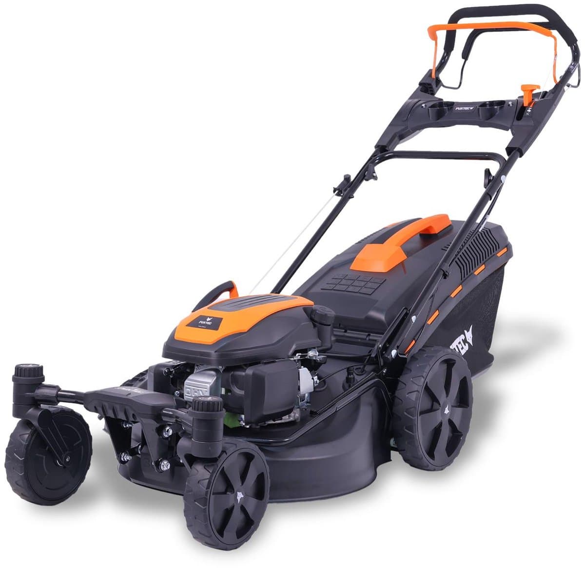 FUXTEC Grasmaaier Benzine - 51cm - 4-takt - 170cc - zelfrijdend / zelftrekkend /achterwielaandrijving - Mulchfunctie - Opvangbak 60L - FX-RM5170agile — afbeelding 1