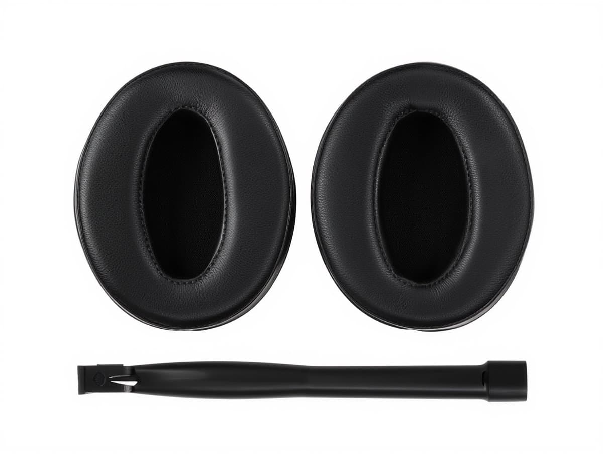 Set Oorkussens voor Sennheiser Koptelefoon - HD 4.50BT Oorkussen - HD 4.50/4.50BTNC/4.50SE/4.40BT/4.30G/4.20S/458BT/450/450BT/400S/350BT - Kunstleer - Traagschuim — afbeelding 1