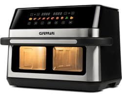 Dubbele Airfryer XXL met 12L Inhoud en 10 Programma s