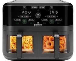 Heteluchtfriteuse - Airfryer - Gezond Frituren - Met Kijkvenster - 3 Liter Capaciteit - Zwart