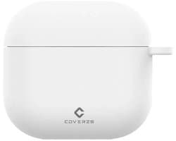 Coverzs Siliconen hoesje geschikt voor AirPods 4 - Siliconen beschermcase - Optimale bescherming