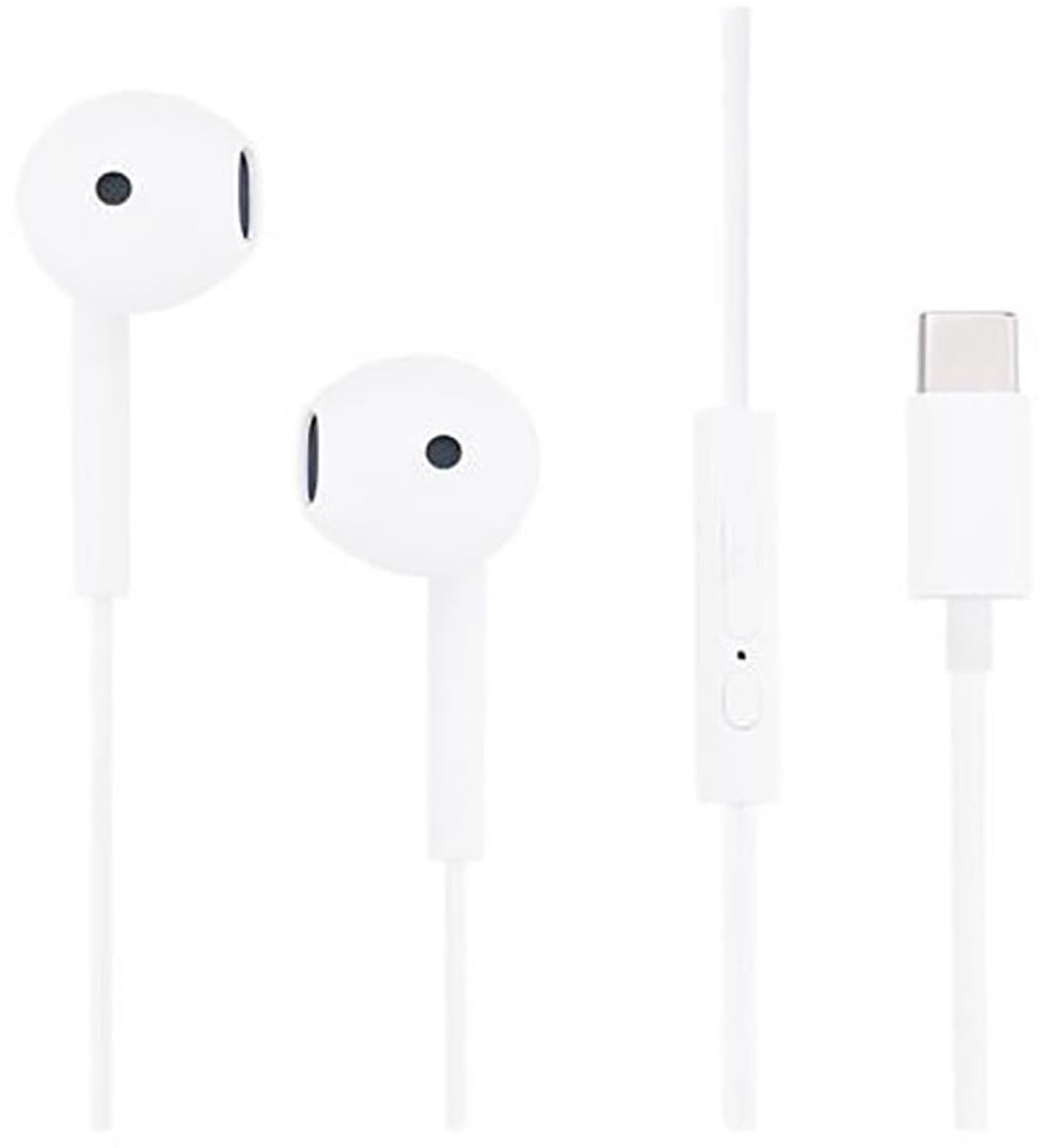 Musthavz To Go In-Ear Oortjes met Microfoon – Bedrade Koptelefoon – USB-C – Wit — afbeelding 1