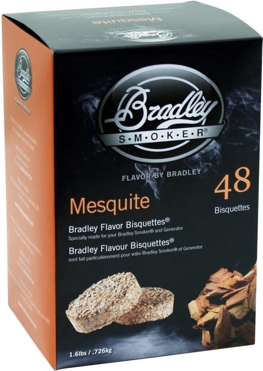 Bradley Mesquite Wood Briketten rookhout — afbeelding 1
