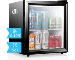 Equivera Mini Fridge for Drinks - Kleine Koelkast - Mini Koelkasten - Minibar - Mini Fridge - Mini Koelkast - Mini Koelkastje - Must have voor in Huis!