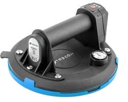 Accu Zuignap - Zuiglift Glaslift - Gladde Objecten Verplaatsen - Met Manometer - 200 mm - Zwart