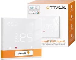 Slimme Thermostaat - Vloerverwarming Thermostaat - Energie Besparen - Met Externe Sensor - 16A 3600W - Wit