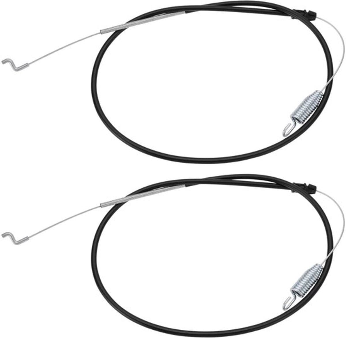 Tractiekoppeling Kabel - 2 Stuks - Compatibel met Toro Grasmaaiers - Kabellengte 45,5"/115,57cm - 34,5"/87,63cm - Metaal - Onderdelennummer 115-8435 290-941 - Grasmaaier Kabel — afbeelding 1
