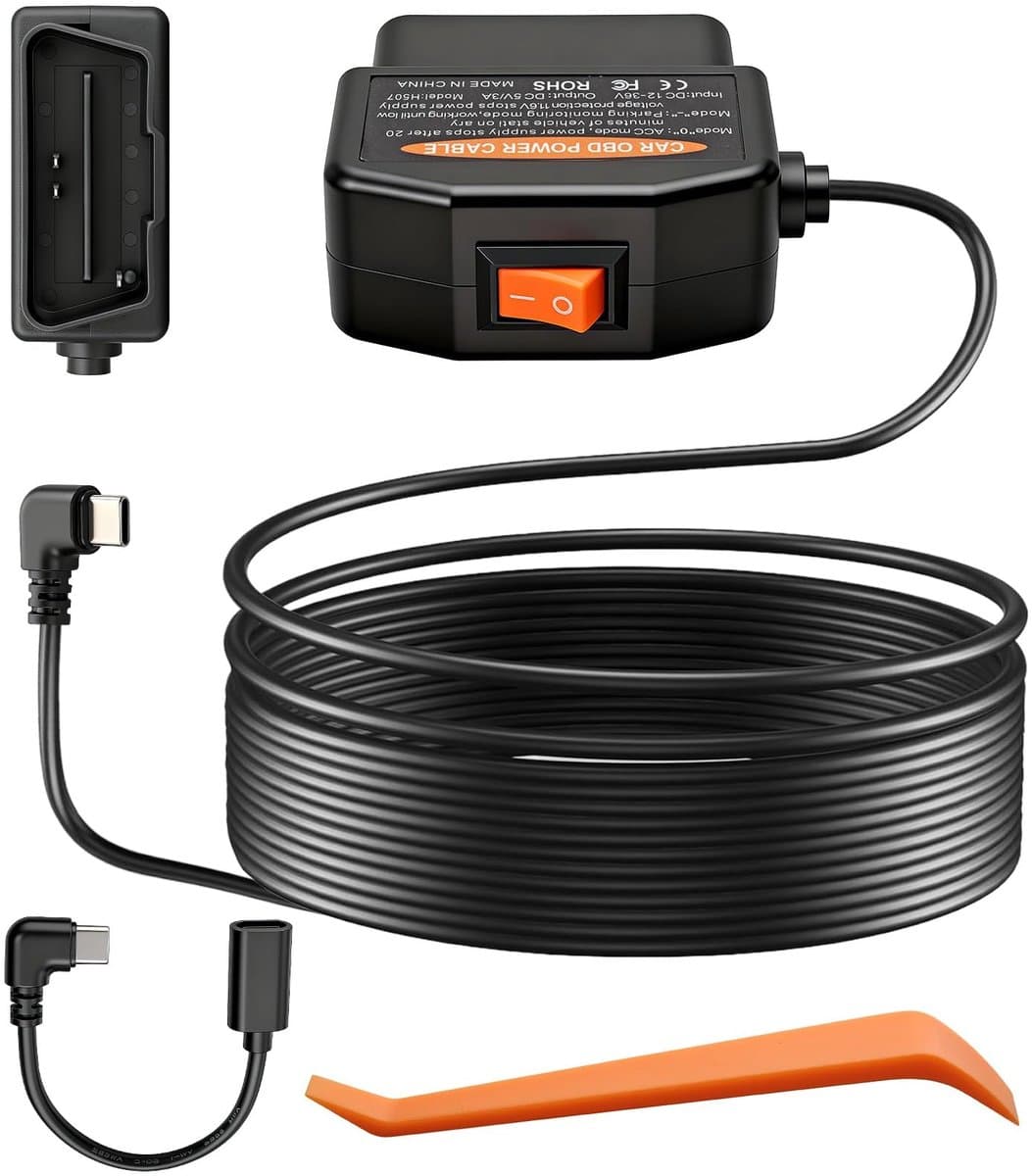 Solidchoice - OBD Hardwire Kit voor Dashcam met USB Type-C Aansluiting — afbeelding 1