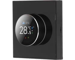 Slimme Thermostaat - Digitale Regelaar - Comfort Verhoging - App en Spraakbesturing - 1.81 Inch Scherm - Zwart