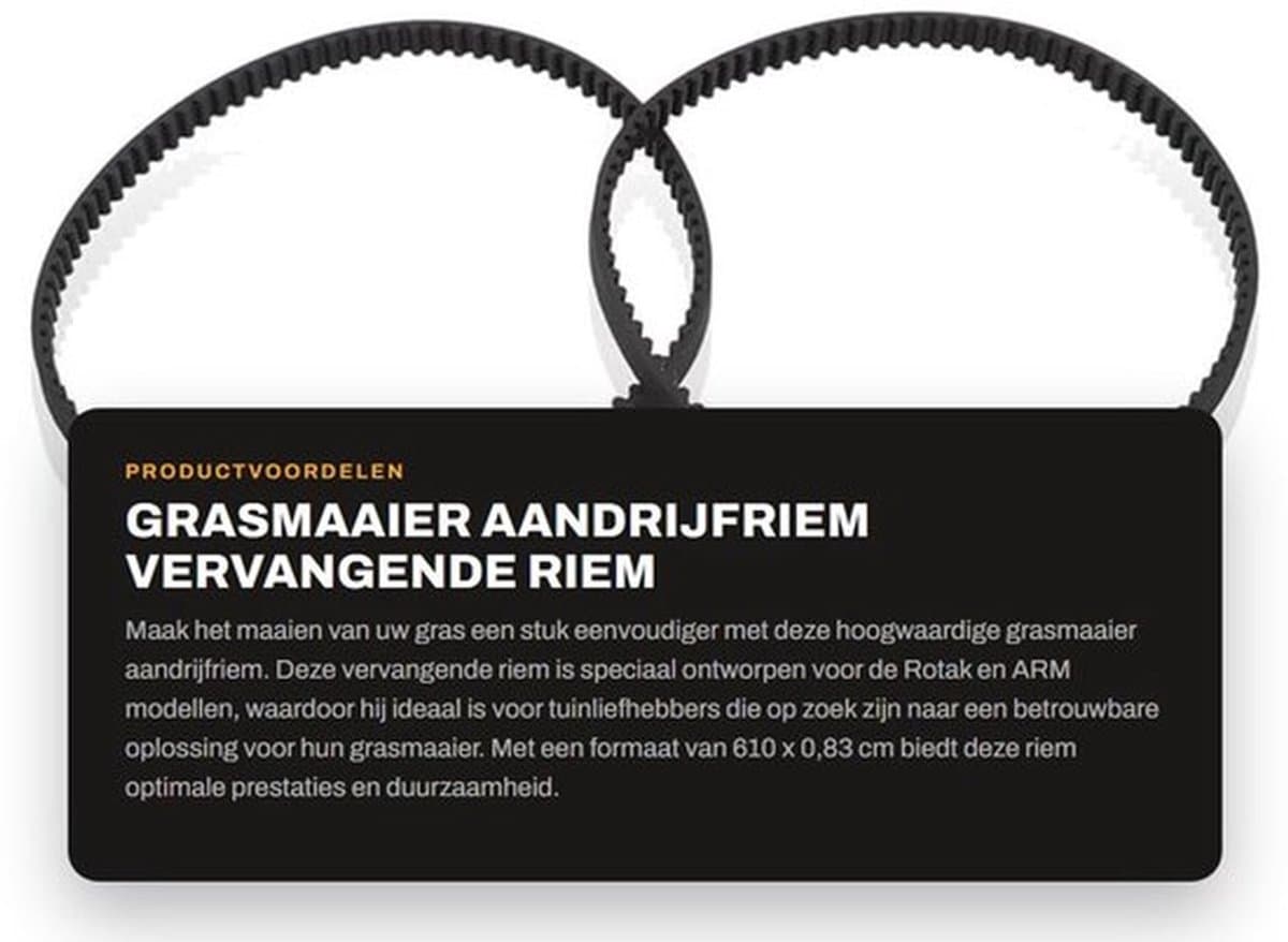 Aandrijfriem 6,1 meter - Compatibel met Art.8846/8847/8848 - Nylon - 1,6 mm doorsnede - 6 x reservedraadspoel - Grijs - Grasmaaier — afbeelding 1