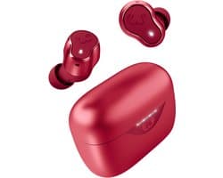 Fresh 'n Rebel Twins Elite 2 - Krachtige Bluetooth Oordopjes met Hybride Actieve Noise Cancelling - 47 uur Speeltijd - Multipoint verbinding - Draadloos en Waterdicht (IPX4) (Berry Red)