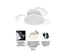 Eglo, Hovley, Wonen Verlichting ventilatoren, plafondventilatoren met licht.
