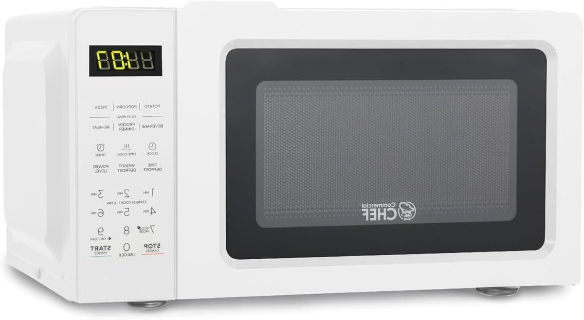 Magnetron met Kookplaat - Compacte Oven - Snel Eten Bereiden - Touch Bediening - 0.7 CU - Wit — afbeelding 1