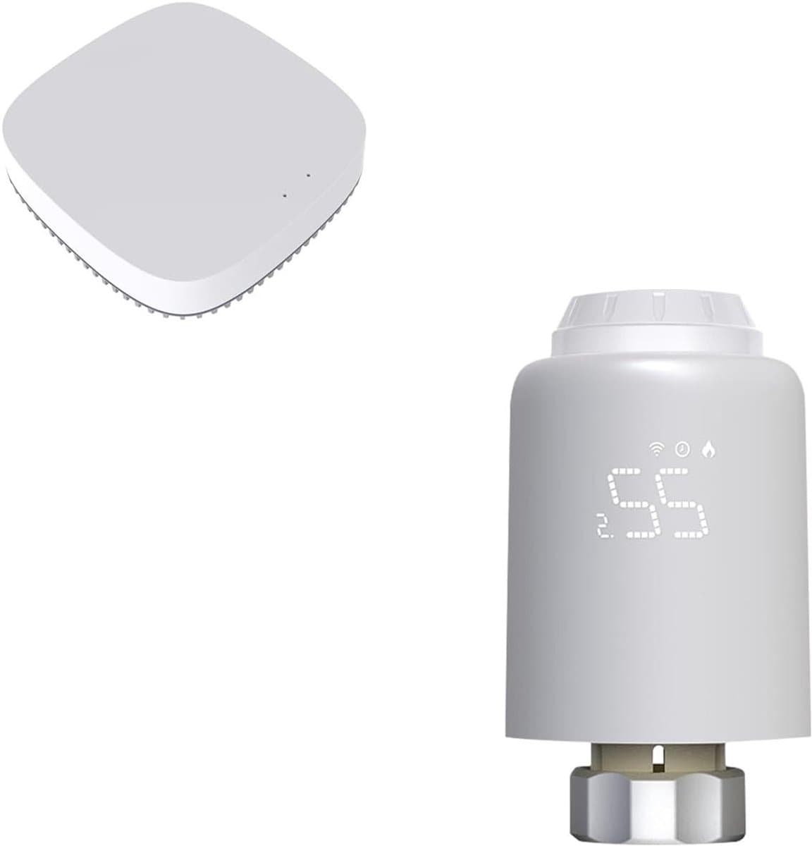 Slimme Zigbee Thermostaat Radiatorklep met App en Spraakbesturing — afbeelding 1