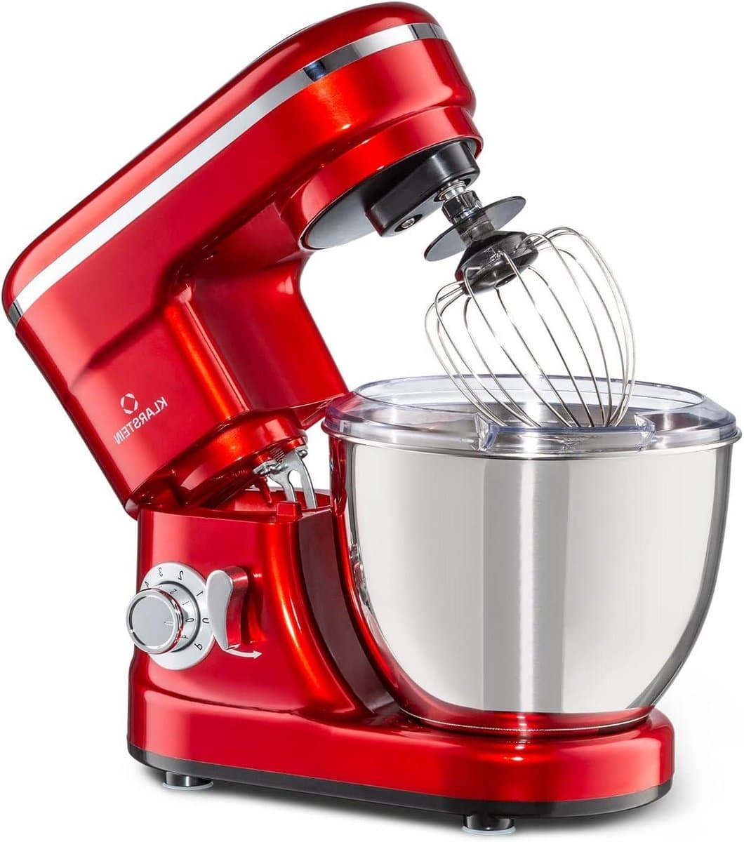 Keukenmachine - Mixer Standmixer - Bakken en Koken - Planetair Mengsysteem - 4 liter - Rood — afbeelding 1