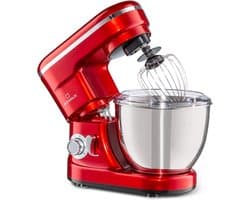 Keukenmachine - Mixer Standmixer - Bakken en Koken - Planetair Mengsysteem - 4 liter - Rood