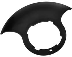 Grasvanger Schild - Maaier Beschermer - Gazon Onderhoud - Universele Pasvorm - 15 x 13.5 cm - Zwart