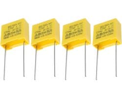 SnelShoppen - 4Pcs Capacitor voor Grasmaaier, 0.22uf, Geschikt voor Flymo Grasmaaiers, Voor Eenvoudige Start en Bediening, Tuinaccessoires