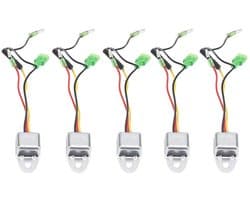 SnelShoppen - 5x Lage Olie Sensor met Alarm voor GX160 GX200 GX240 GX270 GX340 GX390 Motor Generator en Grasmaaier Onderdelen Waterpomp