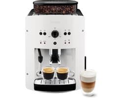 Volautomatische espressomachine - Koffiezetapparaat - Verse koffie zetten - Compact Thermoblock systeem - 17 liter waterreservoir - Wit