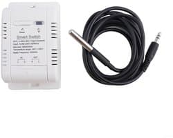 Slimme Temperatuurschakelaar - App Thermostaat - Energie Beheer - Real-time Monitoring - 16A of 20A - Wit