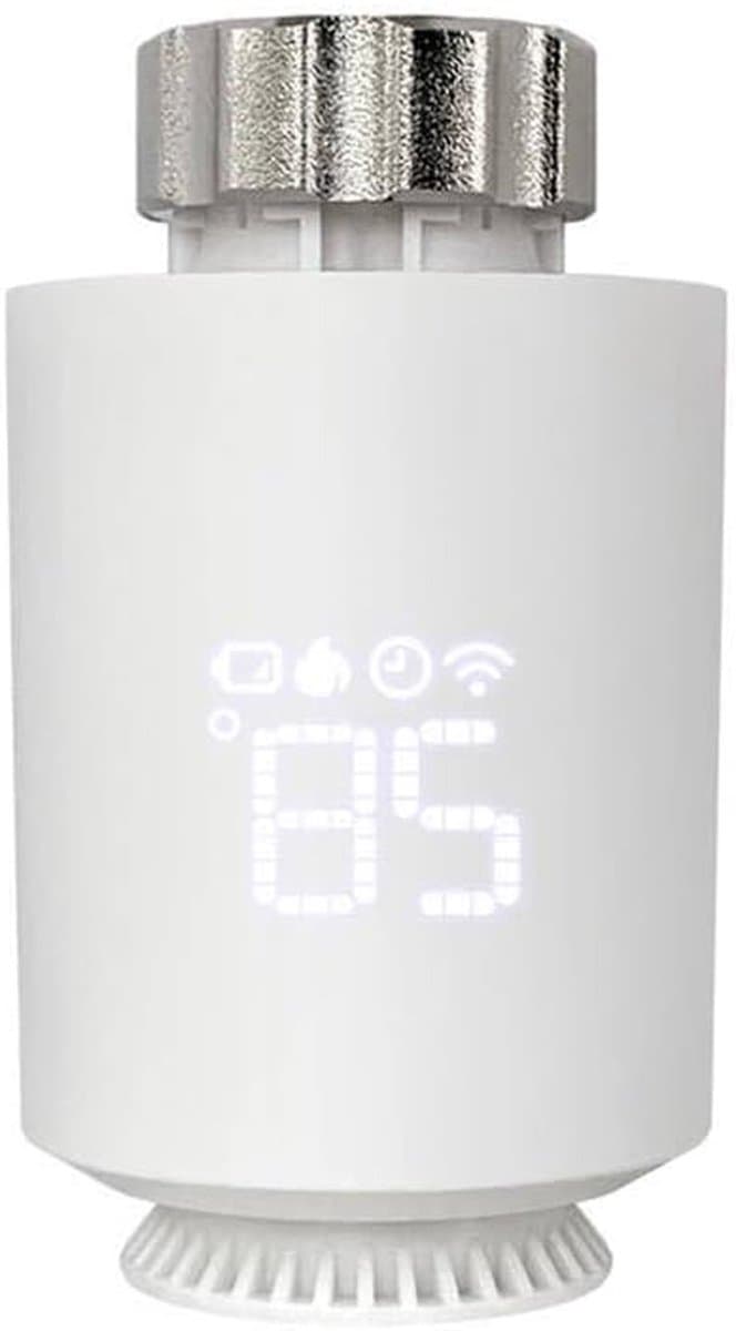 Slimme Thermostaat - Radiatorklep - Energie Besparen - Zigbee 3.0 - 230 Volt - Zwart — afbeelding 1
