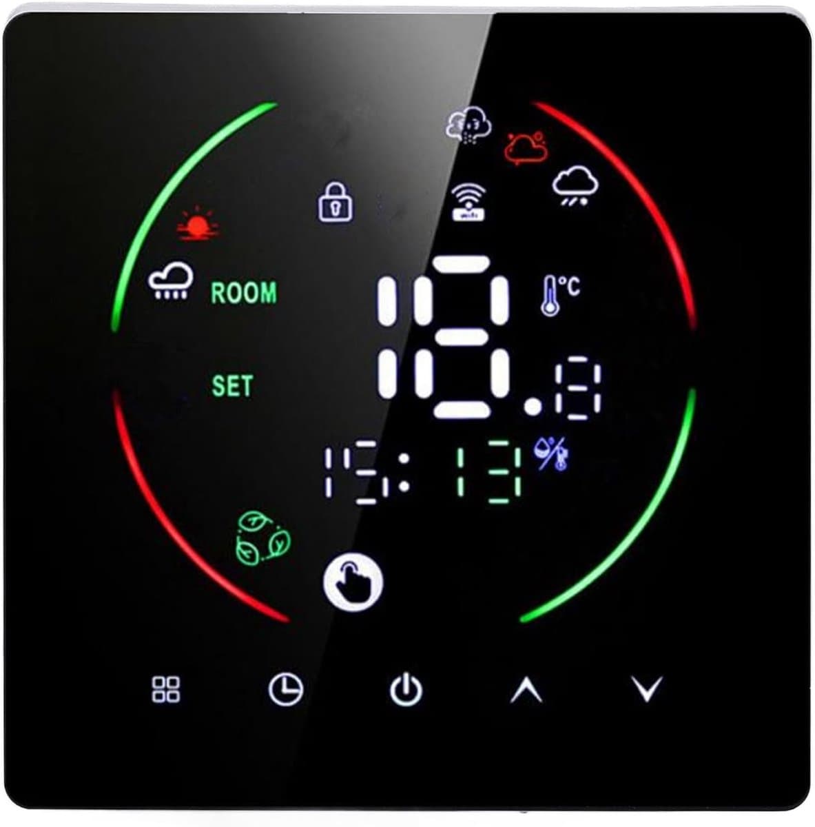 Intelligente Thermostaat - Slimme Regelaar - Temperatuur Beheer - App Bediening - AC 90-240V - Wit — afbeelding 1
