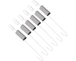 Dailygoods- Gouverneurveren 6x Set - Compatibel met Mountfield RV150/SV150/M150/V35 - Staal - Motoronderdelen - Vervangingskit - Efficiëntie behouden - Motorveren