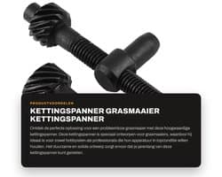 Dailygoods- Kettingspanner Automatische Afstelling - Kettingspanner Gazelle - Grasmaaier - Duurzaam Ontwerp - Eenvoudig te Installeren - Geschikt voor Timberpro 26cc - Kettingtensioner
