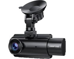 Auto Dashcam - Rijcamera Video - Veiligheid Onderweg - 3 Kanaals Opname - 3 inch Display - Zwart
