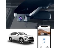 SnelShoppen - Dash Cam voor Toyota RAV4 2019-2021 - 4K WiFi Video, Nachtopname, Loopopname, G-Sensor, 64GB Geheugenkaart