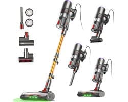 Steelstofzuiger met Snoer – 65 kPa Zuigkracht – 600W – 7m Snoer – HEPA Filter – 1,5L – 1,3 kg