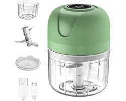 Draadloze miniblender van 250 ml, oplaadbaar via USB, 80 watt, 3 messen, perfect Geschikt voor in de keuken.