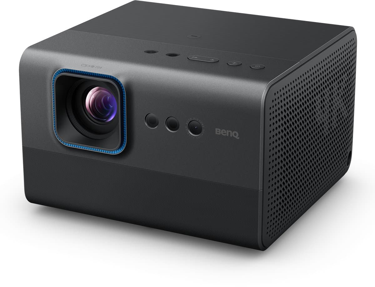 BenQ GP520 4K HDR 2600 ANSI Lumen LED Projector voor de woonkamer - Beamer voor thuisentertainment met Google TV, Auto Cinema Mode, MEMC, Rec.709, HDR10+, HDMI 2.1, USB-A, USB-C, Wifi6, Bluetooth5.2, eARC, Dolby, 7.1-kanaals — afbeelding 1