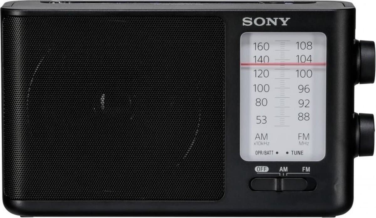 Sony ICF-506 Transistorradio FM - Zwart — afbeelding 1