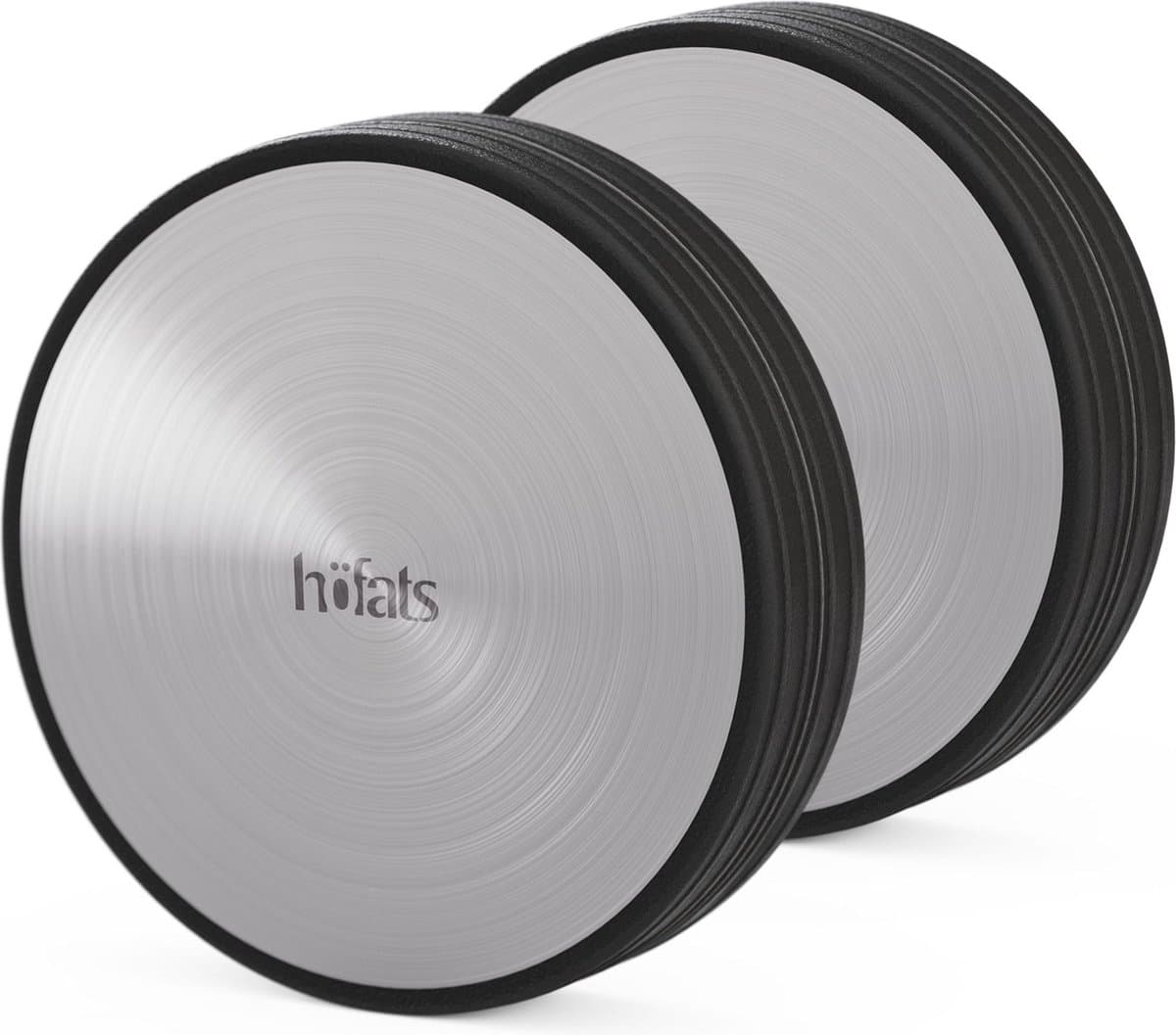 Höfats - Fire Kitchen Wiel voor Buitenkeuken Set van 2 Stuks - Glas - Zilver — afbeelding 1