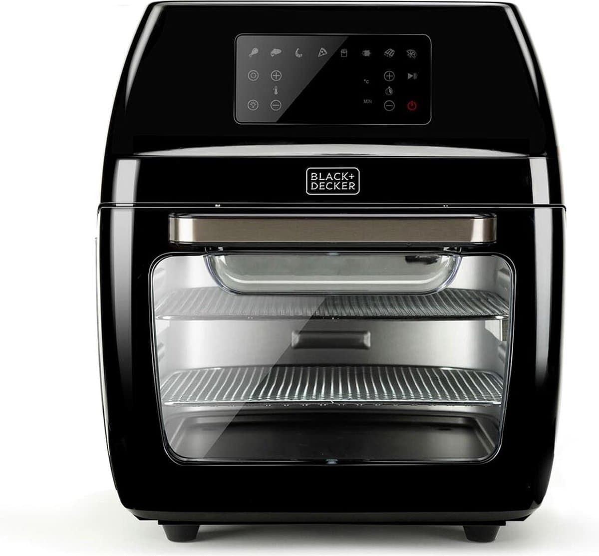 BLACK+DECKER BXAFO1200E - Heteluchtfriteuse met Oven - 1700 W - 12 Liter - Zwart — afbeelding 1